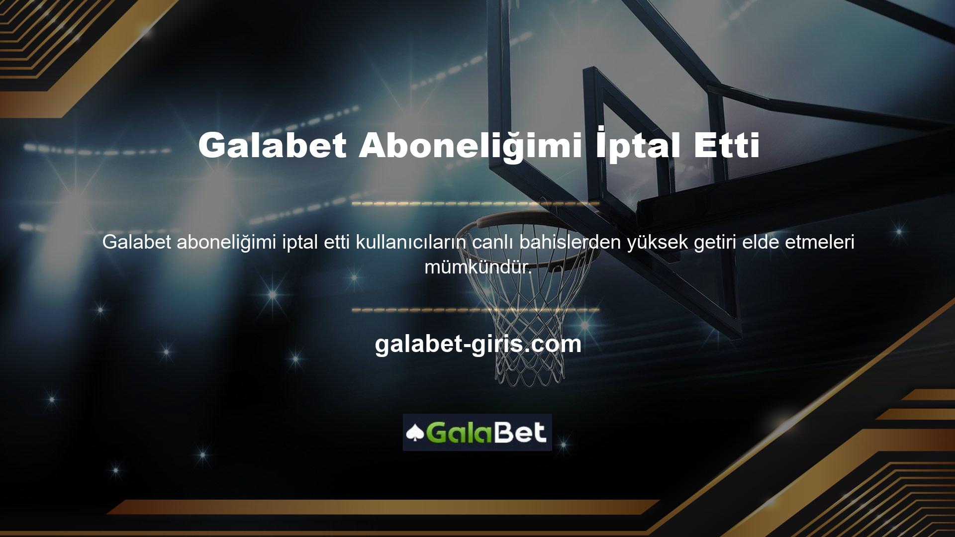 Lisanslı Galabet ve spor bahisleri, Galabet siteleri ve Galabet kullanıcılarına sunulmaktadır
