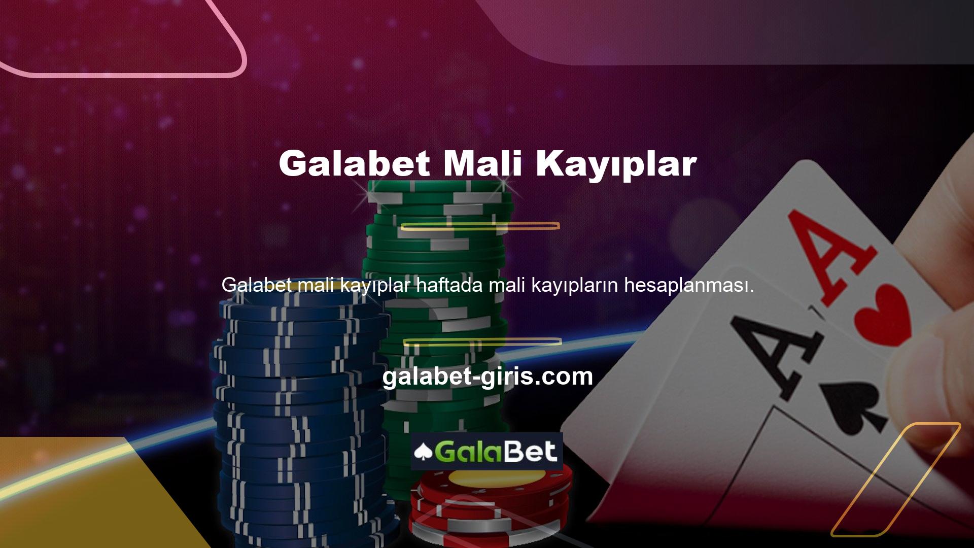 Bu casinoda oynadığınızda, kayıplarınız bahis yaptığınız miktara göre belirlenir ve her şeyin adil olduğundan emin olmak için kuralları kontrol edebilirsiniz